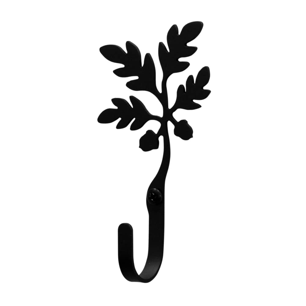 Village Wrought Iron Acorn Wall Hook Decorative Small