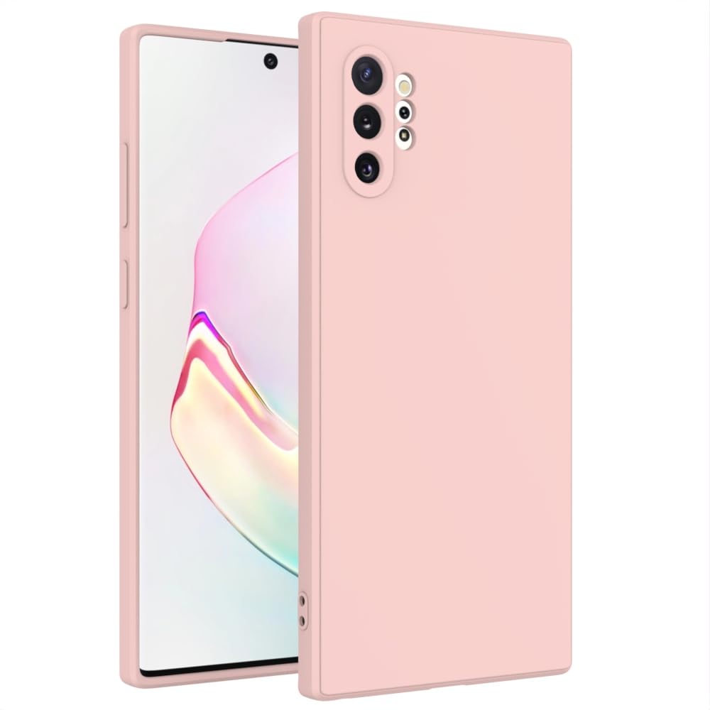 Wogroo For Samsung Galaxy Note 10 Plus Case Pink, Scratch Resistant With Soft Touch, Slim Thin Phone Cover For Samsung Galaxy No