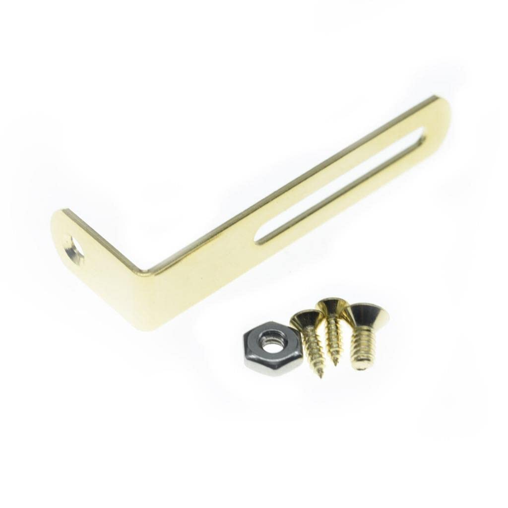 Dopro Quality Stainless Steel Pickguard Mounting Bracket With Pickguard Screws Bolt And Nut For Usa Standard/Studio Les Paul Gui