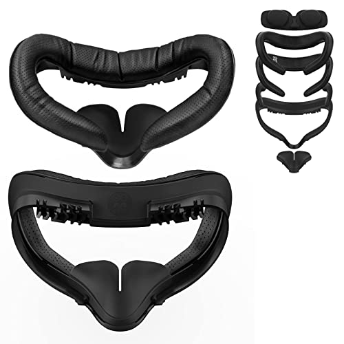 Amvr Face Cushion Pad Compatible With Oculus Quest 2 Accessories, Sweat Proof Foam Cushion Replacement, With Fitness Facial Inte