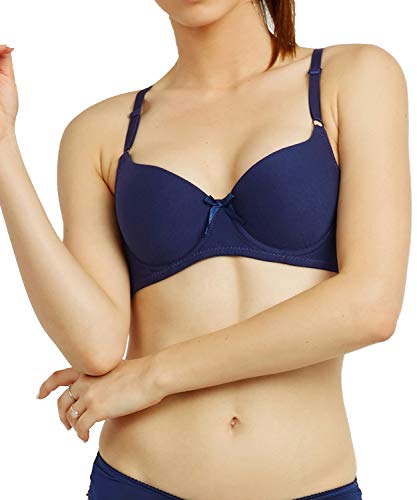 Mamia Womens Basic Plain Bras (Packs Of 6)   Various Styles, 058, 36B