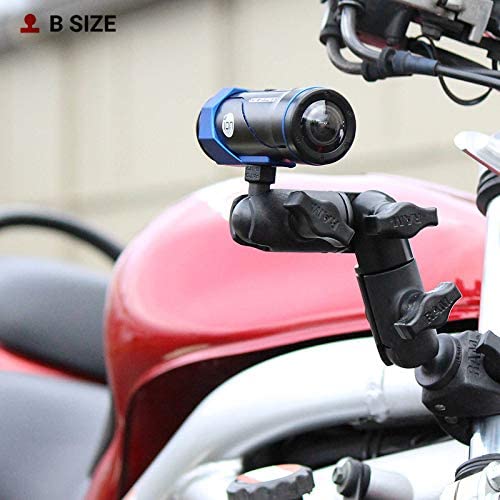 Ram Mounts Composite Double Socket Swivel & Ratchet Arm Rap B 200 2U Compatible With Ram B Size 1'' Ball Components