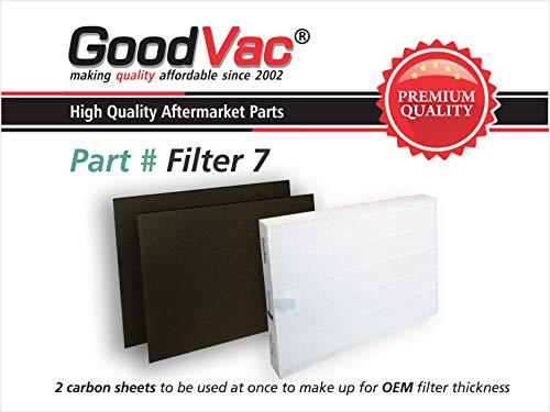Goodvac Filter Sharp Fp A60Uw Fp A80Uw Air Purifier Replacement Filter And 2 Carbon Pre Filters Replaces Fz A60Hfu Fz A80Hfu