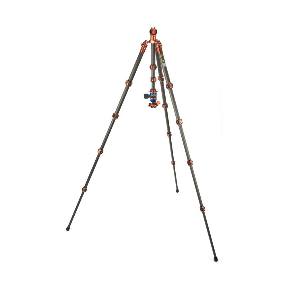 3 Legged Thing Legends Bucky Kit Carbon Fiber Tripod   Travel Friendly, Adjustable Camera Tripod With 3 Detachable Legs & Multiple Mounting Points   Earth Bronze (Buckykit)