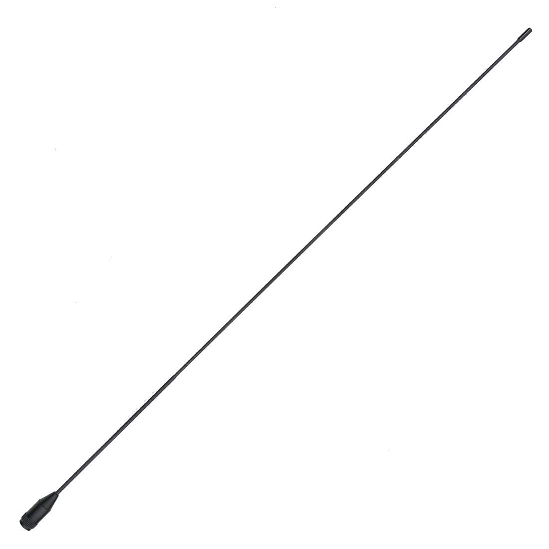 Gra Sma24 Sma 144 146/430 440 Mhz 2M/70Cm Super Elastic Memory Steel Flexible Vertical Handheld Dual Band Antenna, 15.75 Inch