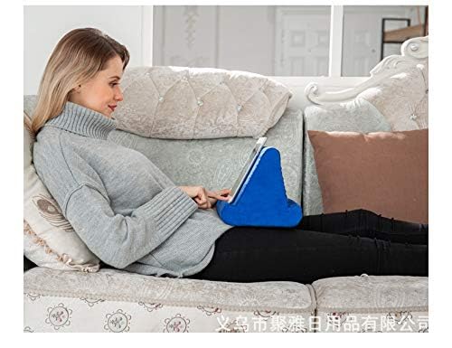 Pillow Foam Laptop Tablet Lapdesk Multifunction Tablet Stand Holder Stand Lap Rest Cushion For Ipad With Bag (Royal Blue)