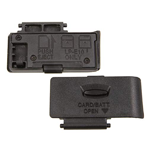 Phototrust Battery Door Cover Lid Cap Replacement Repair Part Compatible With Canon Eos 1100D Eos Rebel T3 Dslr Digital Camera