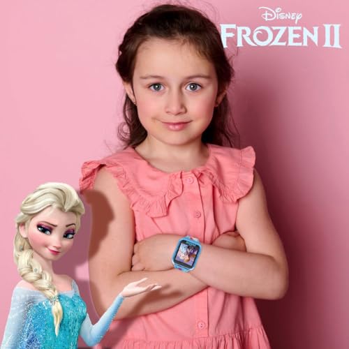 Frozen Ii Kids Smartwatch - Interactive Touchscreen With 10 Custom Watch Faces, Camera, Games, Alarm, Step Tracker & More - For