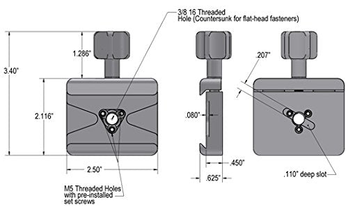 Wimberley C 12 Quick Release Clamp   Arca Swiss Style   Made In Usa
