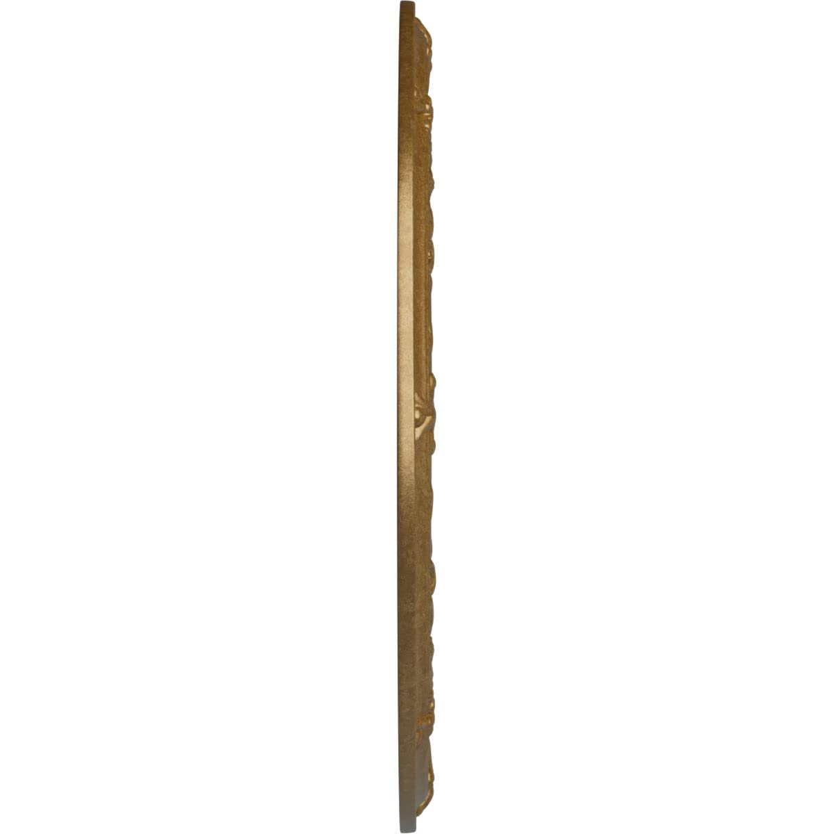 Ekena Millwork Cm33Dapas Dauphine Ceiling Medallion, 33 7/8''Od X 1 3/8''P (Fits Canopies Up To 13 1/4''), Hand Painted Pale Gol