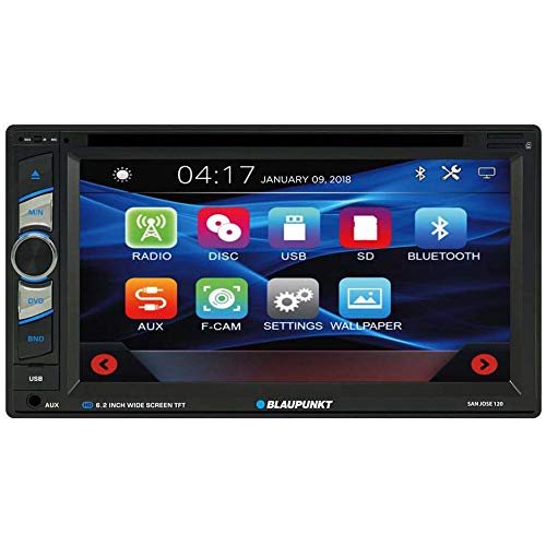 Blaupunkt 6.2'' D.Din Touchscreen Am/Fm/Dvd/Bt