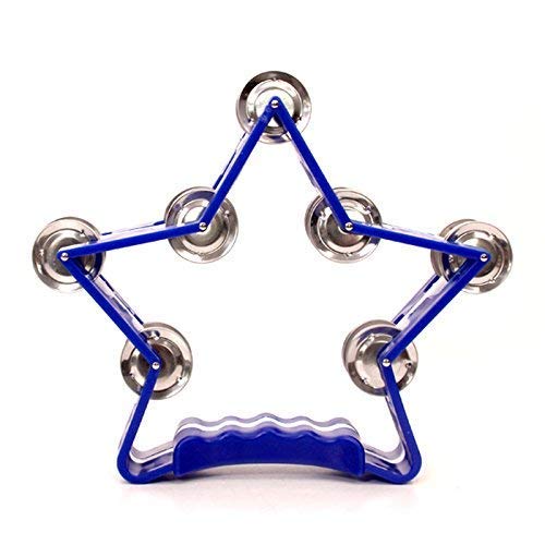 Star Design Tambourine Percussion Multicour, for Bhajan/Kirtan ...