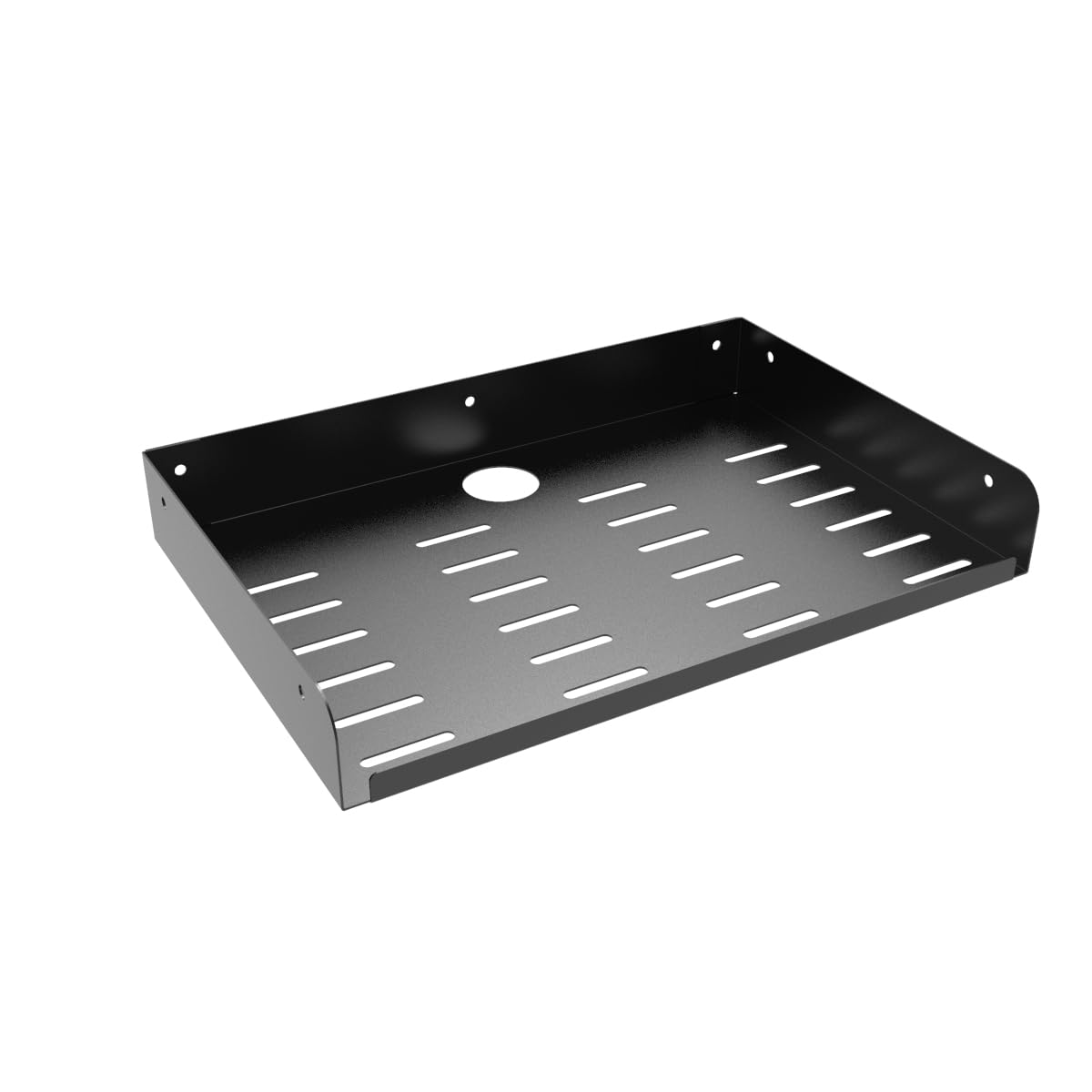 Jingchengmei Metal Floating Wall Mounted Shelf Bracket For Av, Tv Accessories, Wifi Router, Tv Box, Cable Boxes, Dvd Player, Games Consoles Or Other Small Projectors (12 Inches Width)