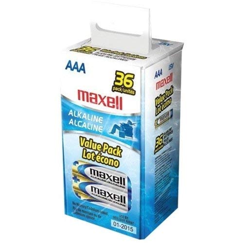 Maxell 723815 Aaa Performance Long Lasting Alkaline Batteries   36 Pack, Computer