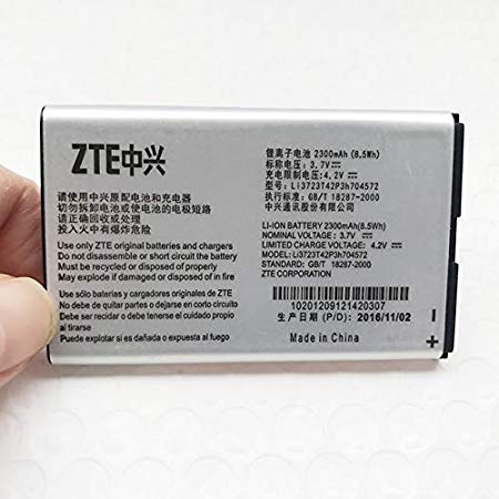 Zte Mf90 4g Hotspot Battery Suitable for ZTE MF90, MF90C, MF91, MF91D, Li3723T42P3h704572 Rechargeable Li-ion Li-Polymer Built-i