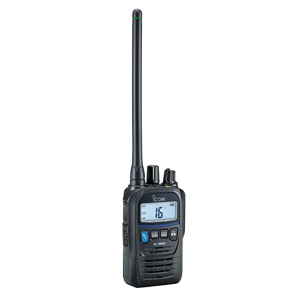 Icom N85Ul Handheld Vhf, Black, Small