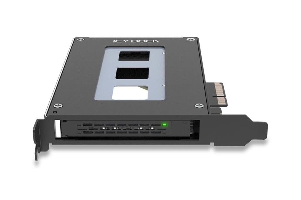 ICY Dock RD MB111VPB ToughArmor U.2   U.3 NVMe SSD Mobile Rack f PCIe ExpSlot