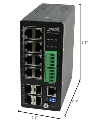 Milan Technology Sispm1040-384-Lrt-C Mgd Hard Poe+ Swch 8 10/100/1000Bt Poe+