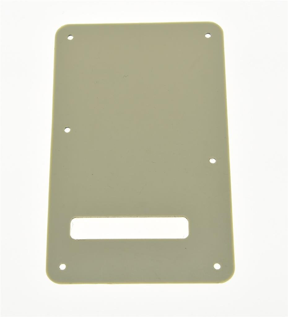 Kaish St/Strat Style Standard Guitar Back Plate St Tremolo Trem Cover For Strat/Stratocaster Made In Usa Aged Pearl