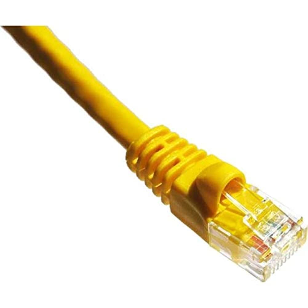 Axiom 12Ft Cat5E 350Mhz Patch Cable Molded Boot (Yellow)