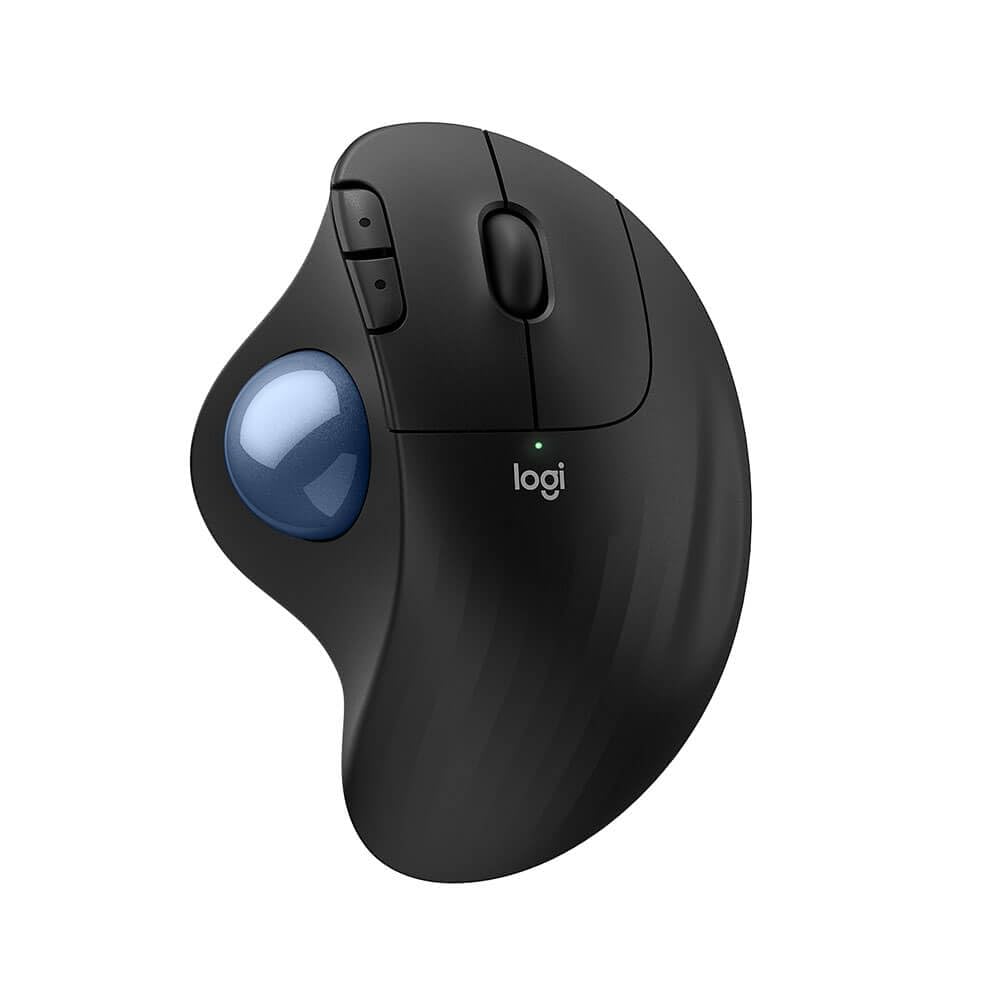 Ergo M575S Wireless Trackball - Black+Blue Ball