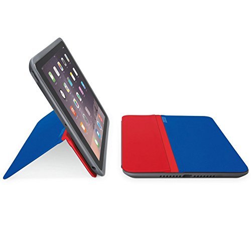 Logitech Anyangle Folio Case For Ipad Mini (Blue/Red) 939 001383