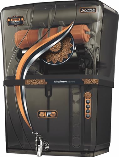 Rk Aqua Fresh India Altis Prime Black (Ro+Uv+Uf+Alkaline,Zinc,Copper+Tds Adjuster) Ro Water Purifier ((Ro+Uv+Uf+Copper+Zinc+Calc