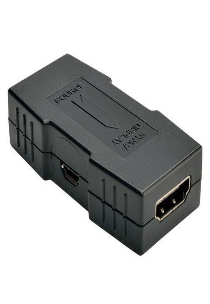 Tripp Lite HDMI Signal Booster/Extender, 1080p at 60Hz (HDMI F/F), Up to 150ft. (B12200060),Black