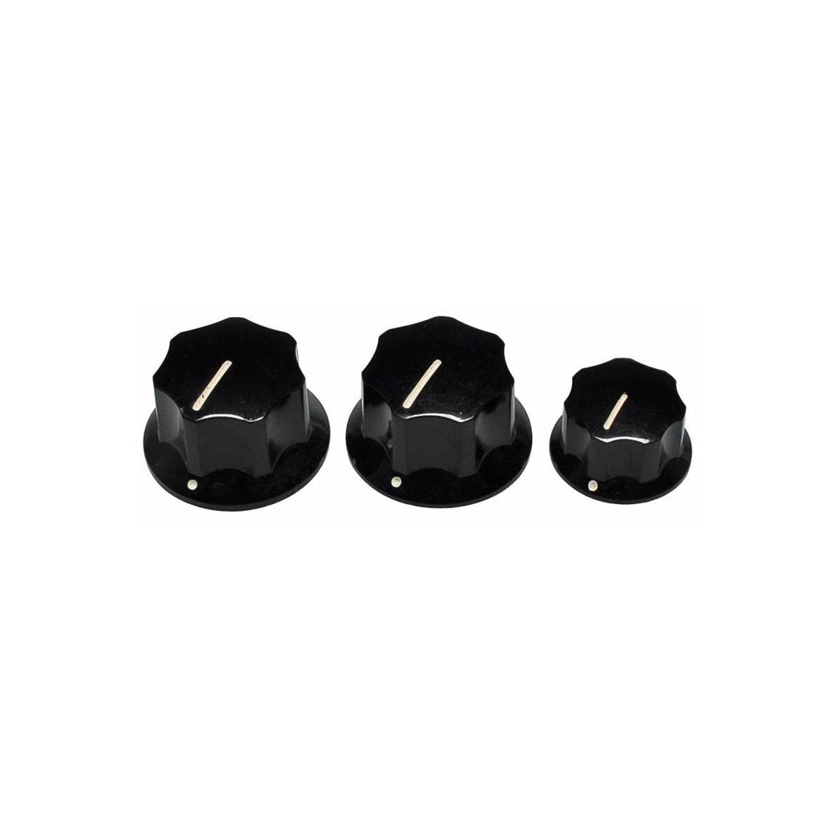 Fender Jazz Bass Control Knobs, Set Of 3 (2 Large, 1 Small)
