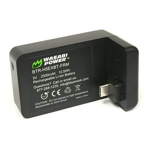 Wasabi Power 2500Mah Extended Battery For Hero6 Black, Hero5 Black