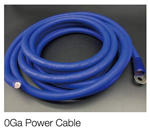 Blaupunkt 0 Gauge Complete Amplifier Blue Wire Kit