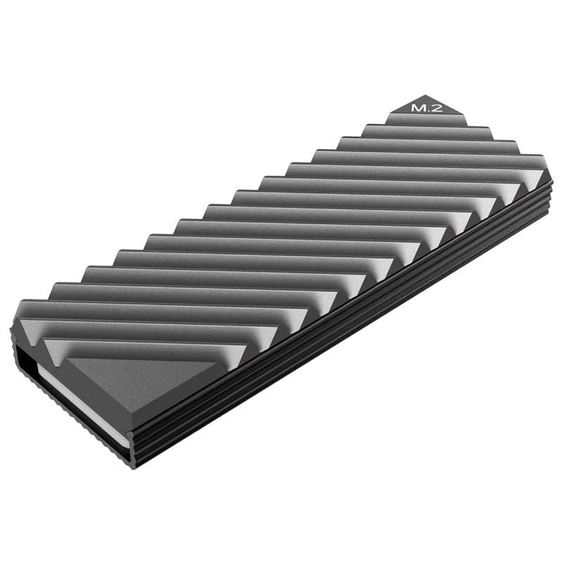 Zorbes Heat Dissipation Radiator Aluminum Alloy Heat Sink Thermal Cooling Pads For M.2 2280 Ssd Sink For Pc ComputerGrey