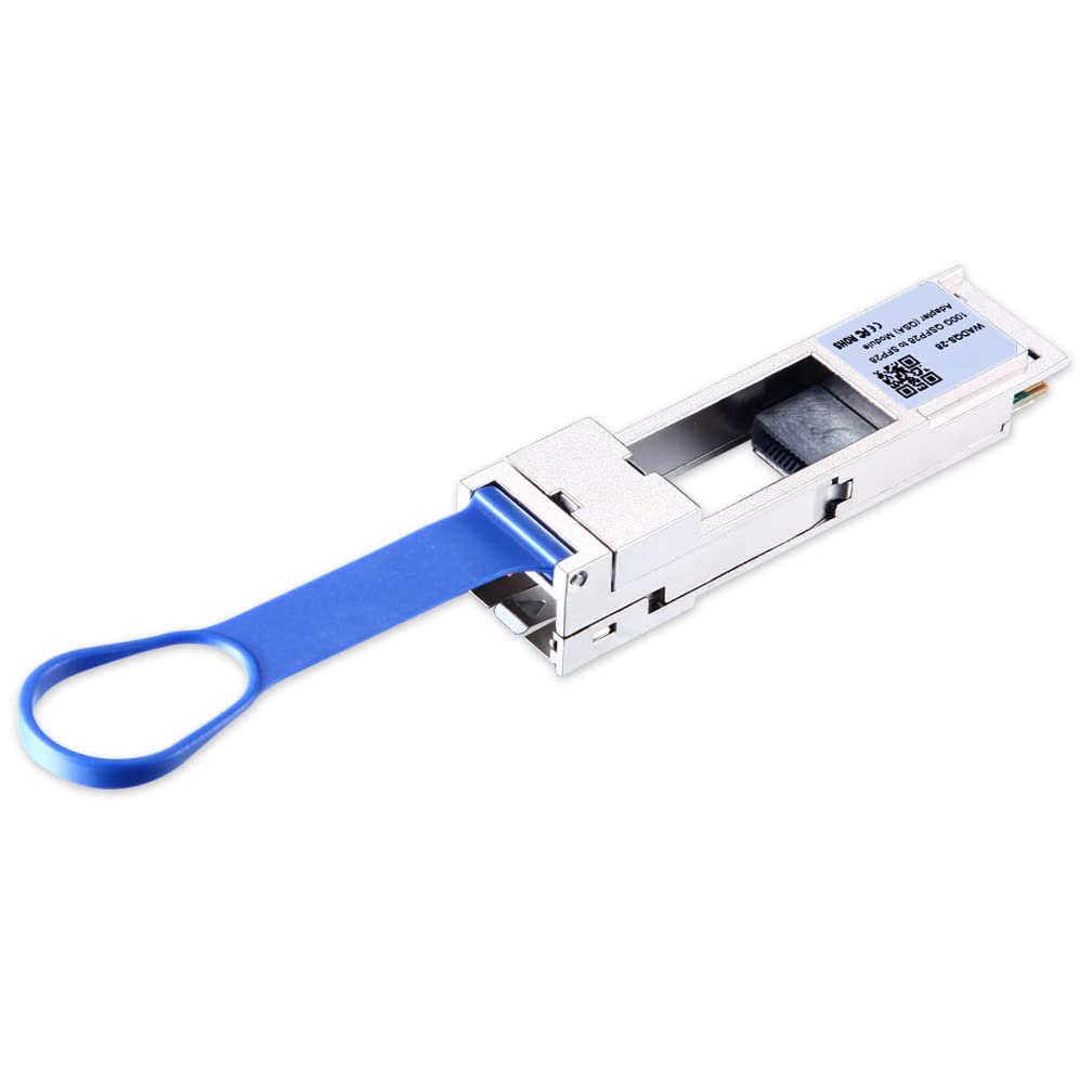 Ipolex Qsa Adapter  100G Qsfp28 To 25G Sfp28 Sfp+ Adapter Converter Module, Compatible For Dell Cvr Qsfp28 Sfp28, Juniper, Arista, Extreme And More