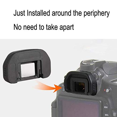 Eb Eyepiece Eyecup Eye Cup For Canon Eos 90D/80D/70D/60D/50D/40D/20D/5D Mark Ii/5D Mark I/6D Mark Ii/6D Mark I (2 Pack), Ulbter Viewfinder Eyecup With Hot Shoe Cover