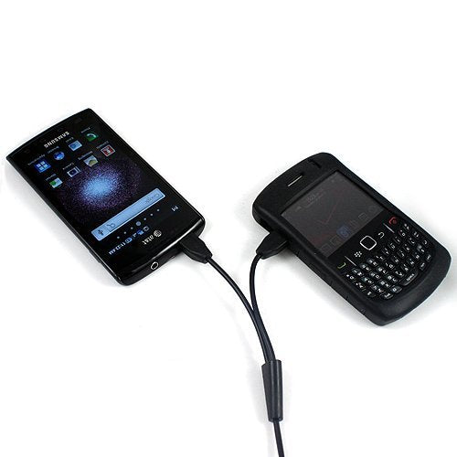 Omnihil 10 Foot Long Dual Micro-Usb Splitter Cable Compatible With Cobra Rx680 Rugged Walkie Talkies