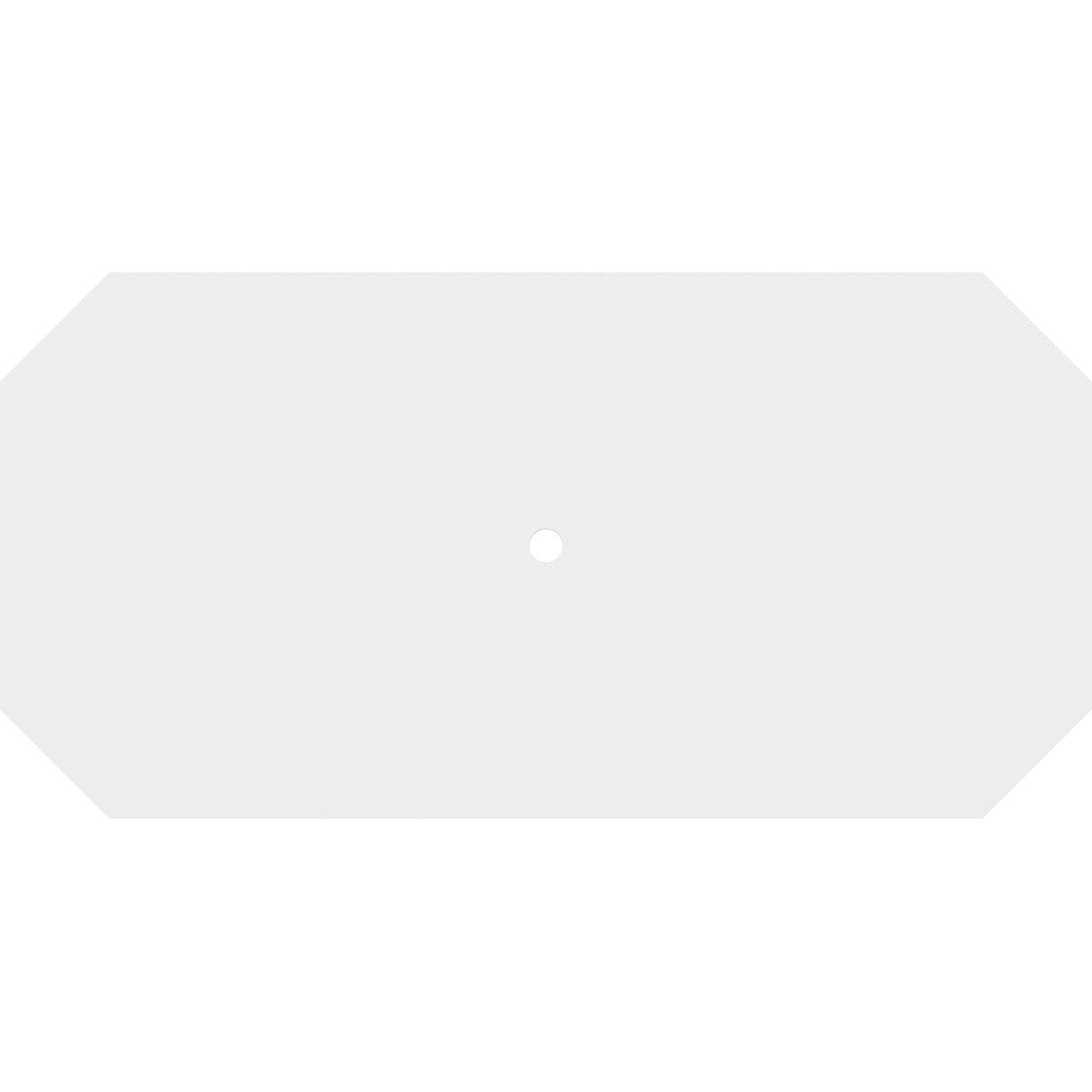 Ekena Millwork Cmp32X16Ed 01000 Emerald Architectural Grade Pvc Contemporary Urethane Ceiling Medallions 32''W X 16''H X 1''Id X