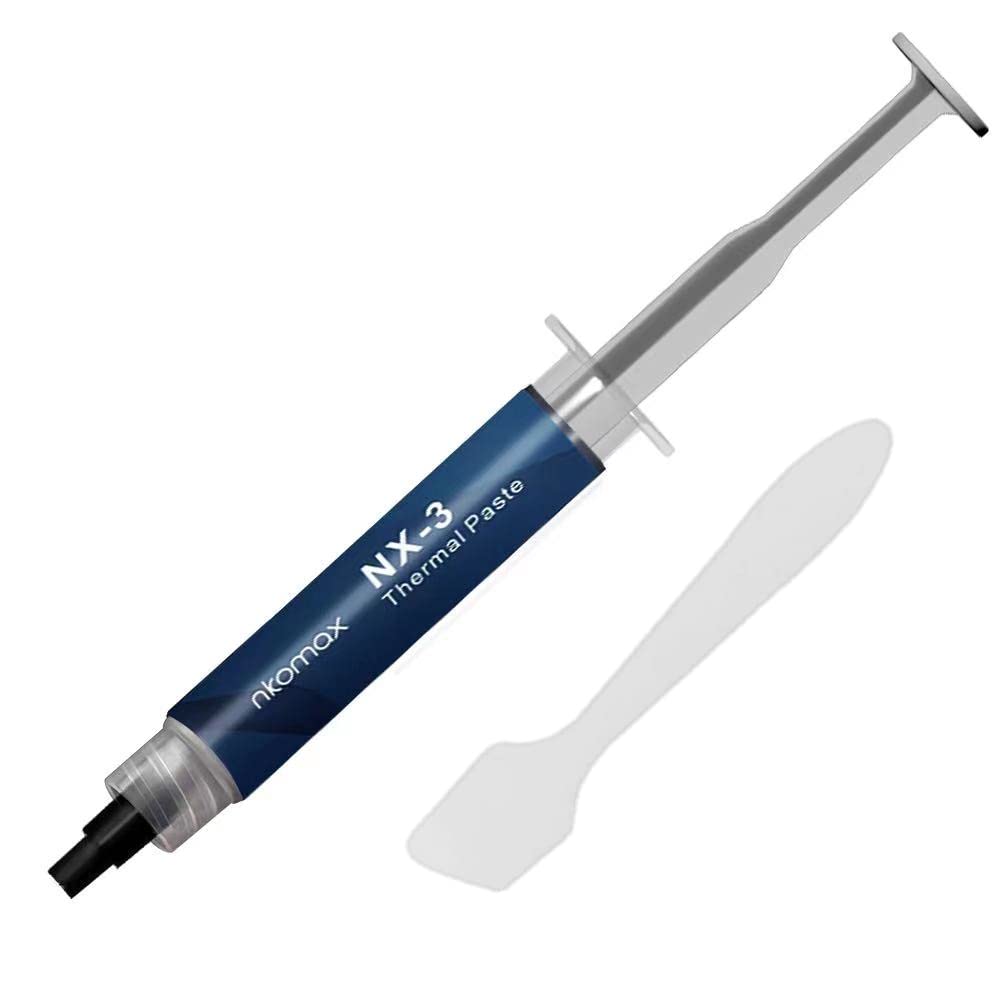 Nx 3 Thermal Compound Paste 8.5 W/Mk, Carbon Based High Performance Heatsink Paste, Cpu For All Coolers, 4 Grams With Tool