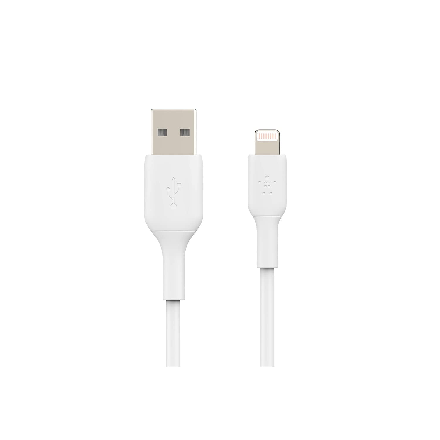 Belkin BoostCharge Lightning Cable 2 Pack   3.3ft/1M   MFi Certified Apple iPhone Charger USB A to Lightning Cable   iPhone Cable   iPhone Charger Cord   Apple Charger   USB Phone Charger   White
