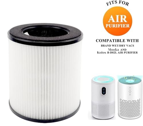 Aliddle B D02L H13 True Hepa Filter Set, Compatible With Mooka And Koios B D02L Purifier, 3 In 1 H13 True Hepa Replacement Filte