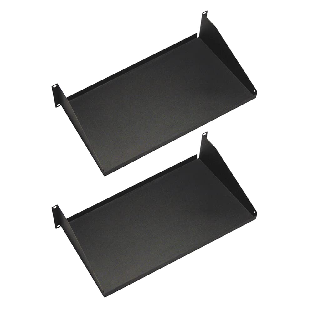 ICC 10' Deep Single-Sided Rack Shelf in 2 RMS and 2-Pack