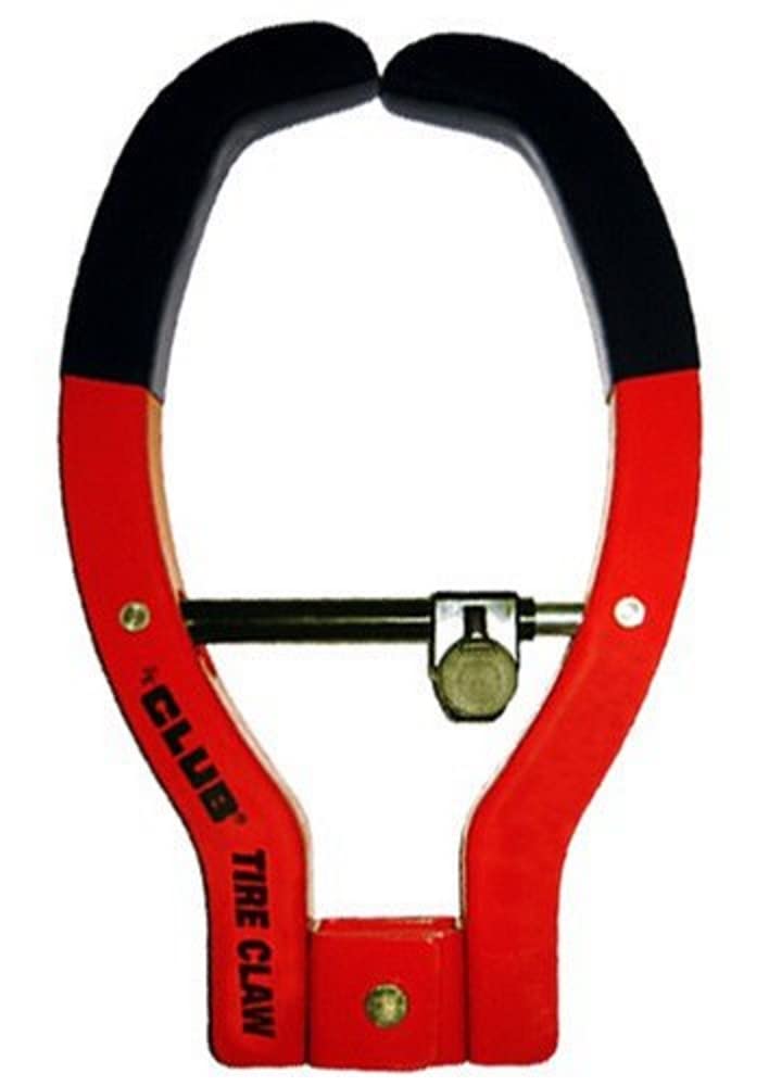 Winner International The Club 493 Tire Claw Security Device, Red