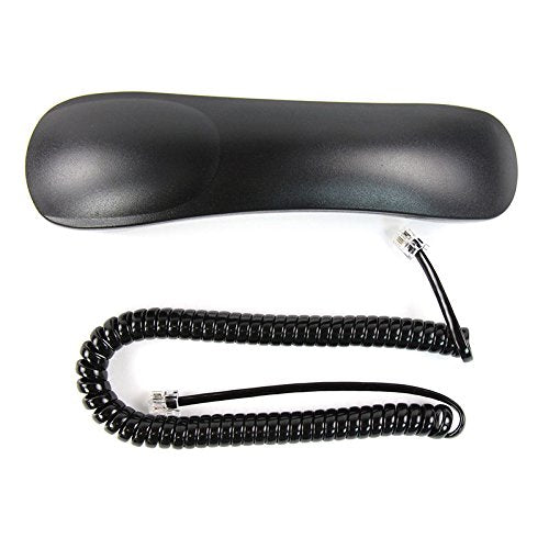 The Voip Lounge Replacement Black Handset With Curly Cord For Avaya Partner Series 2 Phone 6D 18D And 34D