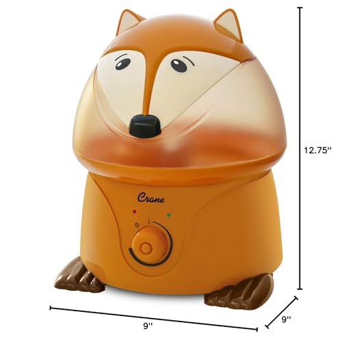 Crane Adorables Ultrasonic Humidifiers For Bedroom And Baby Nursery, 1 Gallon Cool Mist Air Humidifier For Large Room Or Kid'S R
