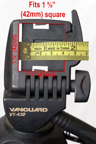 Davoice 42Mm Tripod Quick Release Plate Head Mounting Parts Replacement For Ambico V 0554, Promaster 6100 6160 7100 Fw29T, Vivit