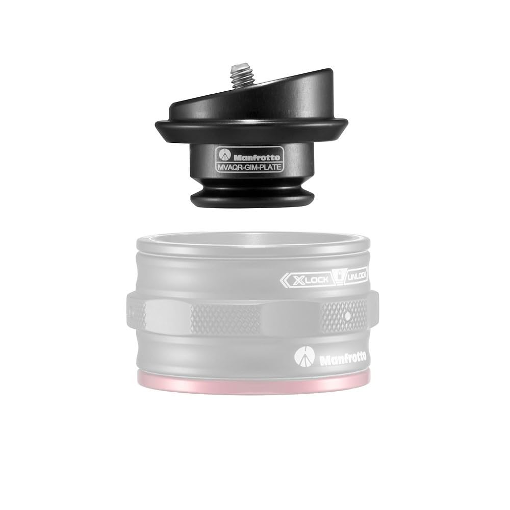 Manfrotto Move Quick Release System Gim Pod Plate, Gimboom Accessories, Camera Stabilizer, Camera Plate For Csc Cameras, For Content Creation, Vlogging