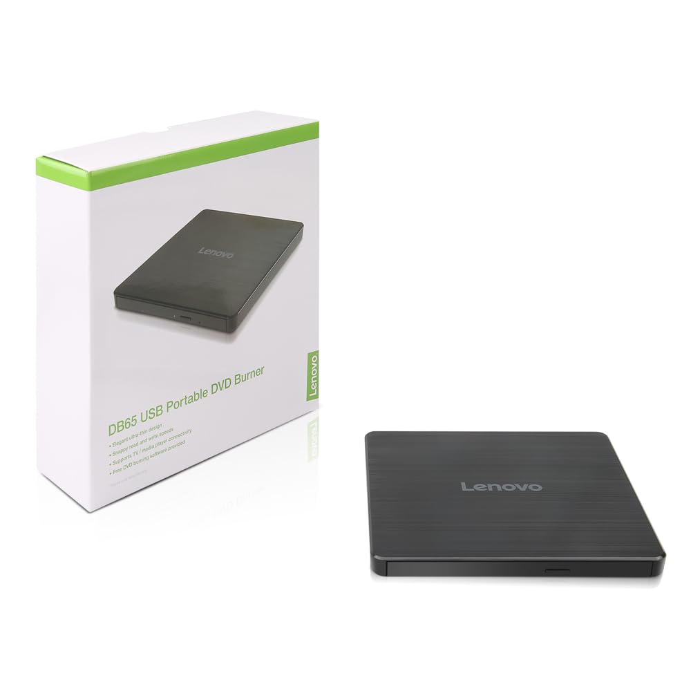 Lenovo Slim Dvd Burner Db65 (888015471),Black