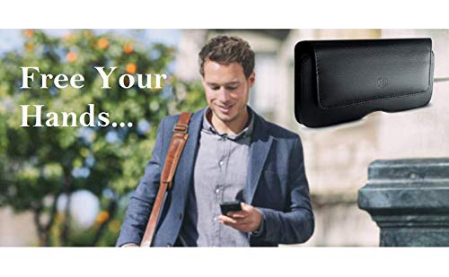 Ah Men Phone Holster Belt Holder Pouch Phone Loops Leather Phone Holster With Belt Loops Phone Belt Clip For Iphone 7 Plus 8 Plu