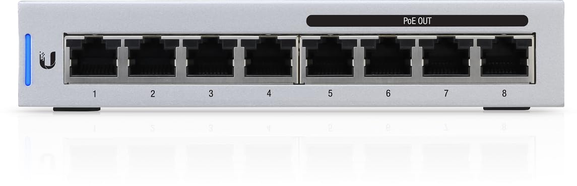 Ubiquiti Networks Us 8 60W Unifi 8 Port Gigabit Poe Compliant Managed Switch