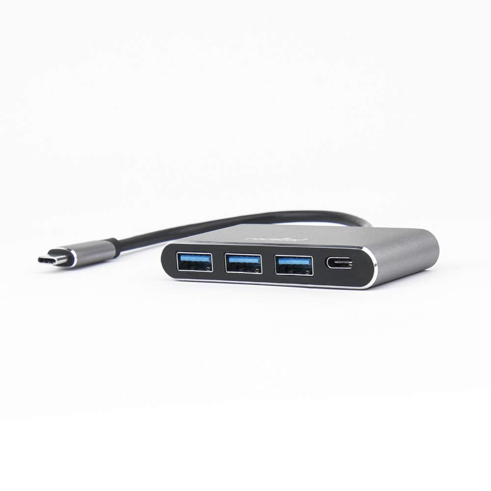 Rocstor Y10A200-A1 Premium Usb C Hub - 4 Port Usb-C To Usb-A (3X) And Usb-C (1X) - Bus Powered Usb Hub - Port Expander - Usb Typ