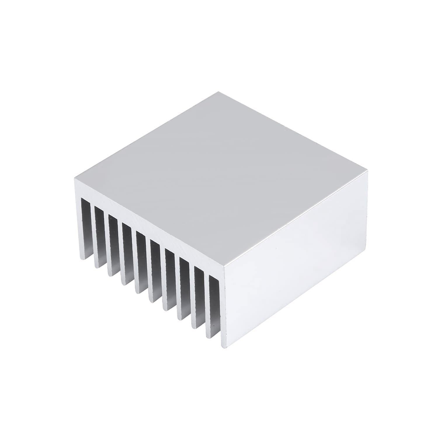 4Pcs Heatsink 40Mm X 40Mm X 20Mm/ 1.57'X1.57'X0.79' Aluminium Heatsink Kit Sync Cooler Cooling Fins For Electronics Computer Vrm Led Memory Chip Peltier Module 3D Printer Stepper Motor (40X40X20Mm)